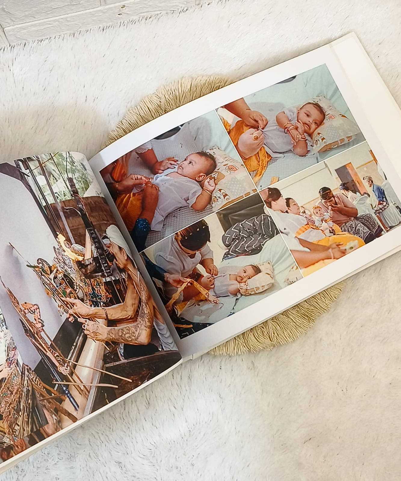 photo book tiga bulanan adat bali