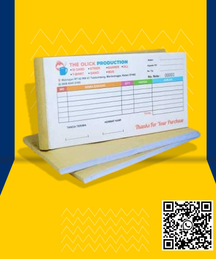 Cetak Nota Full Warna
